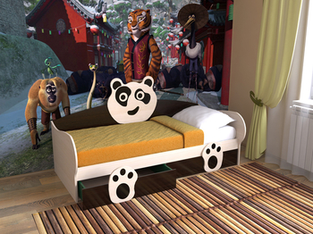 Дизайн детской комнаты Панда