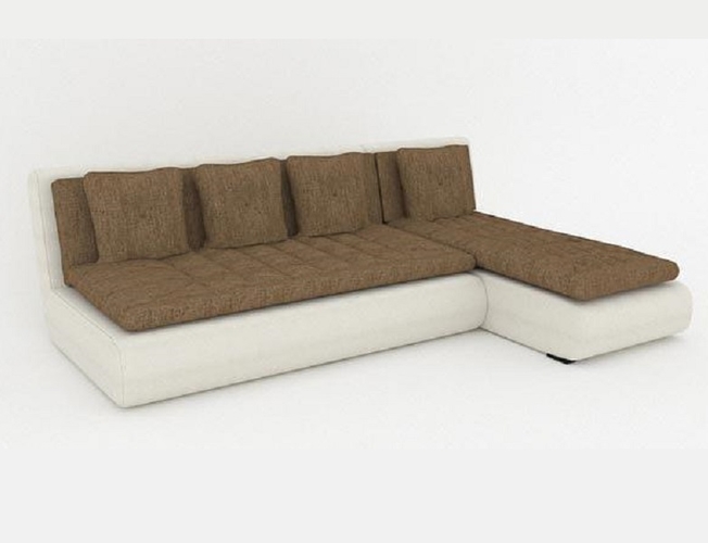 Диван угловой Кормак коричневый