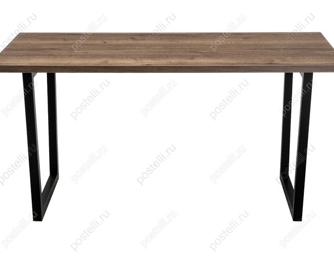 Стол Эльпатия 150 дуб галифакс/черный матовый (Арт. 368657)