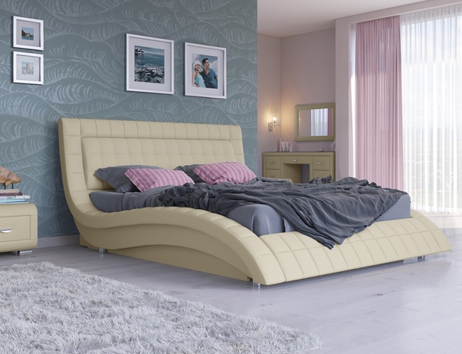 Кровать Атлантико с ПМ экокожа