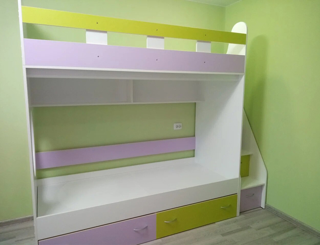 Кровать двухъярусная, фото от клиента