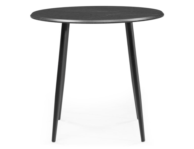 Стол Абилин 90 мрамор черный/черный матовый (Арт.507217)