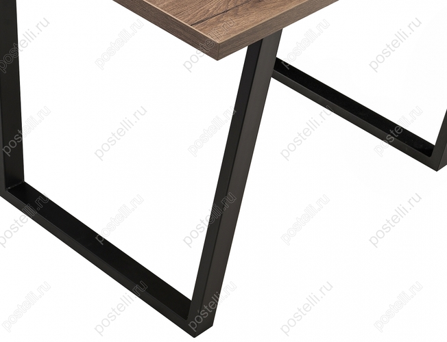 Стол Эльпатия 110 дуб галифакс/черный матовый (Арт. 368661) ножки