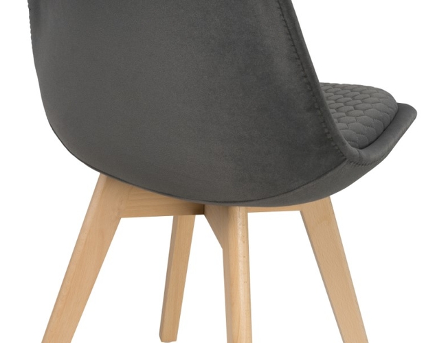 Деревянный стул Bonuss dark gray/wood (Арт.15224)