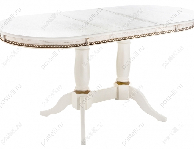 Обеденный стол Кантри 120 молочный (Арт. 406084)
