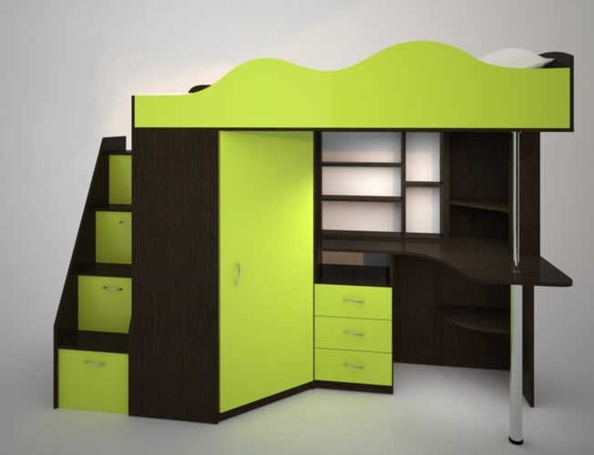 Кровать-чердак  Ярофф Москва