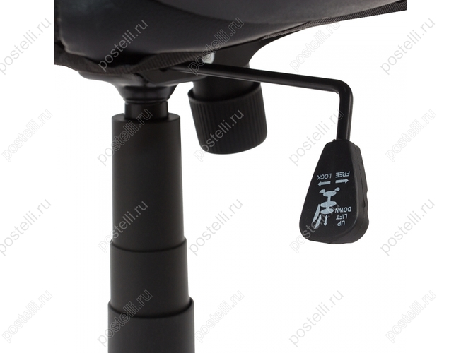 Игровое кресло Leon черное/оранжевое (Арт. 1876)