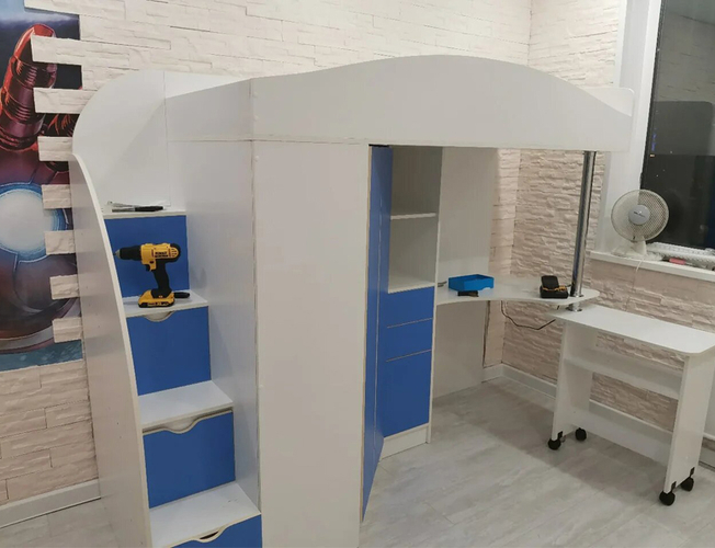 Кровать-чердак, фото от клиента