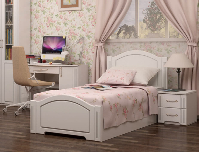 Односпальная кровать Ижмебель Виктория