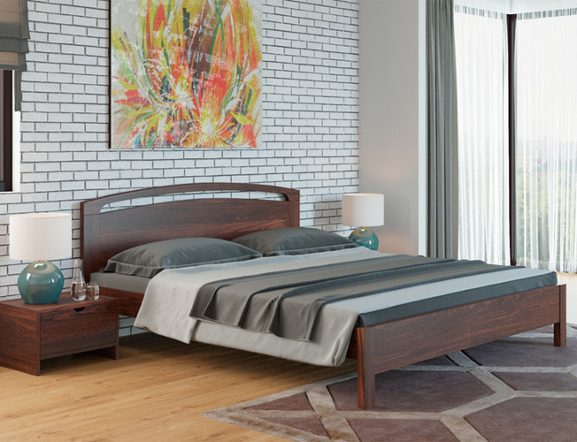 Кровать Веста 1-тахта-R Береза