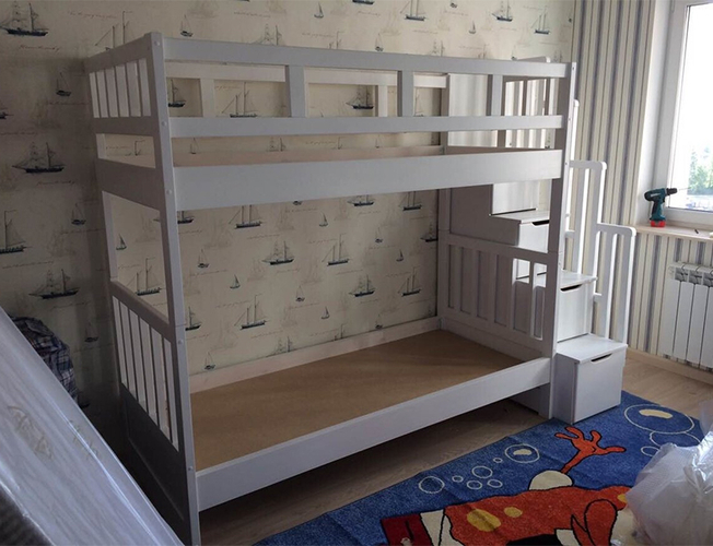 Двухъярусная кровать Артек, в интерьере покупателя