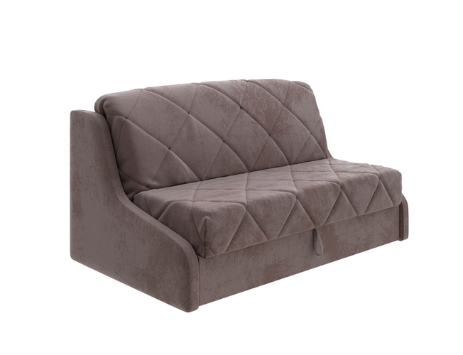 Диван-кровать Ergonomic Decor Hard, Shaggy chocolate