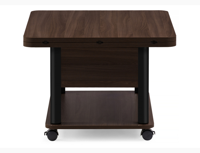 Стол-трансформер Виват темный венге/черный (Арт. 402950)