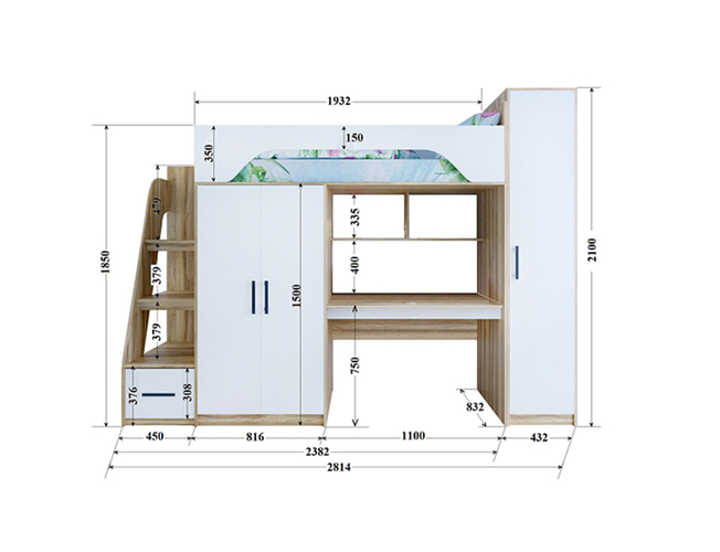 Кровать-чердак Тея Ярофф Москва